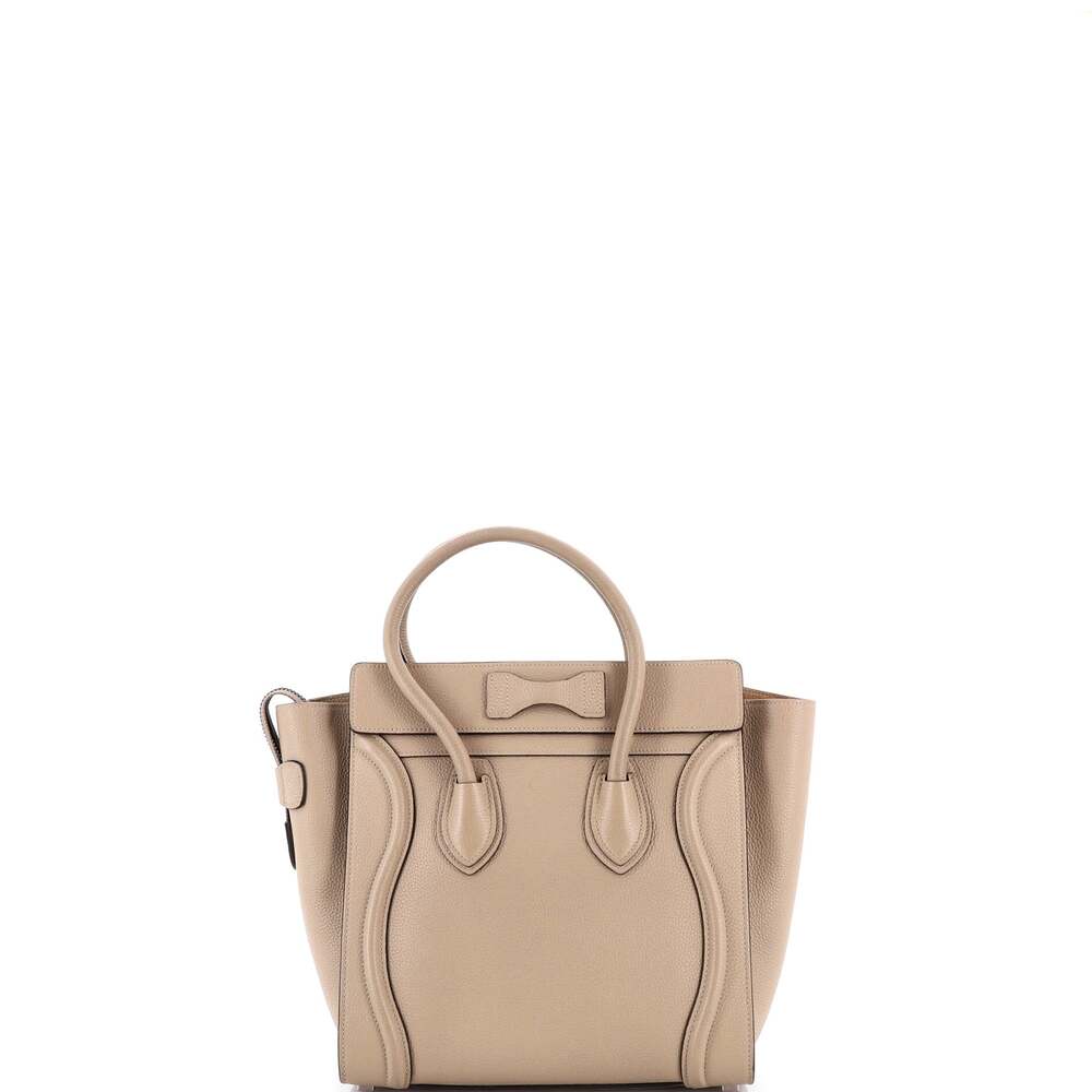 Celine Luggage Bag Grainy Leather Micro #228427C16B - Picture 3 of 8